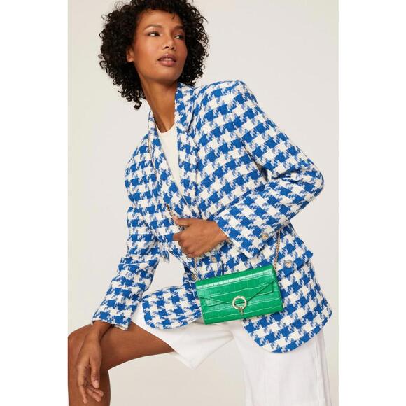 sandro Handbags - Sandro Green Croc YZA Bag with Peeling Leather and Stains